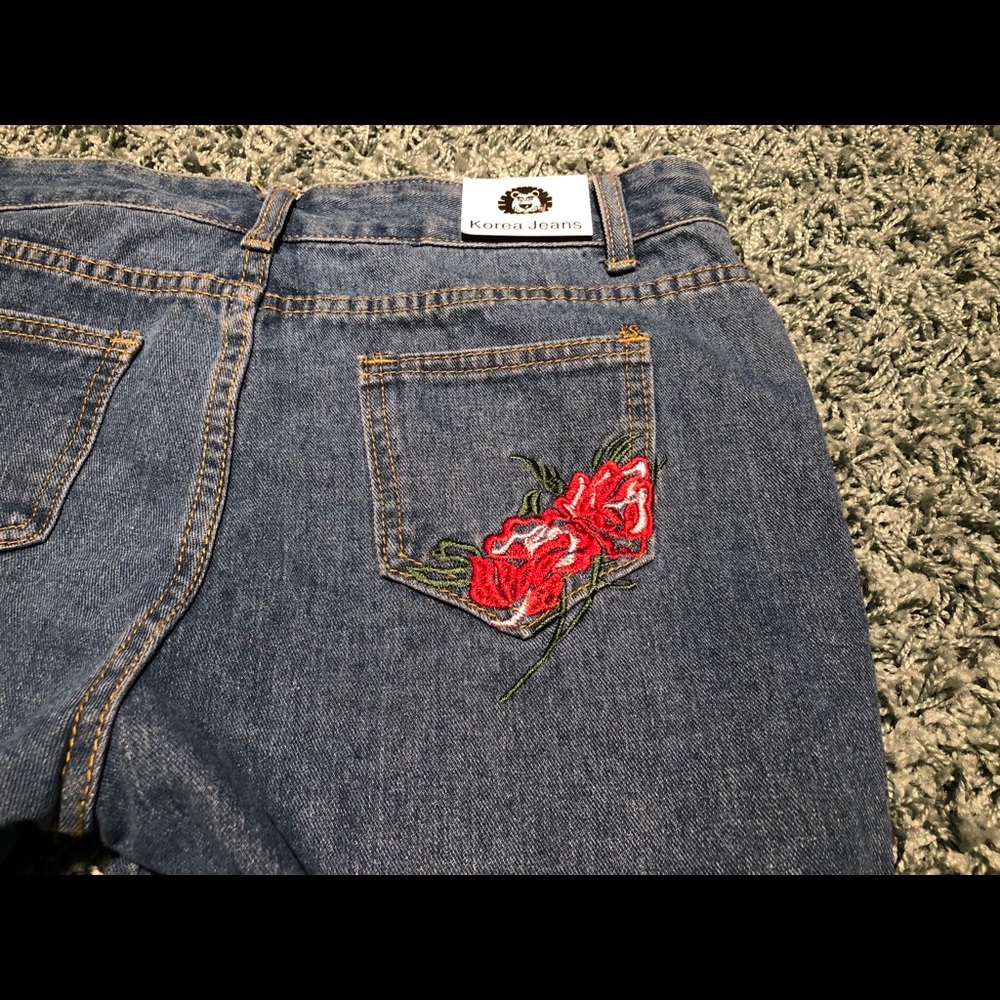 “Rosy Cheeks” jean shorts